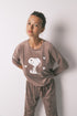 Women Secret_Tan_Long Velvet Velvet Snoopy Long Pyjamas_3132134_34_01