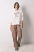 Women Secret_Ivory_Long 100% Cotton Printed Check Pajamas Snoopy_3132215_96_01
