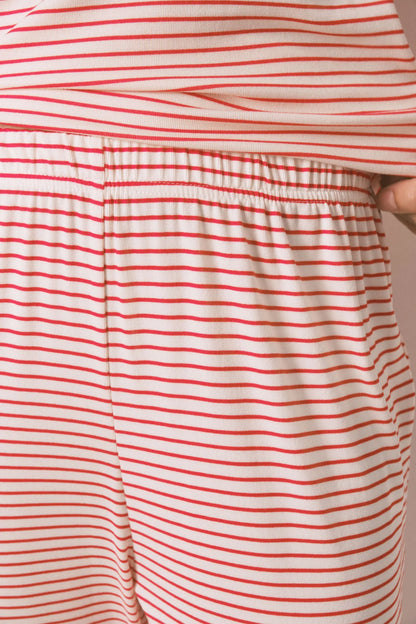 Women Secret_Red_Long Extra Soft Knit Pajamas Striped Mafalda_3132224_60_05