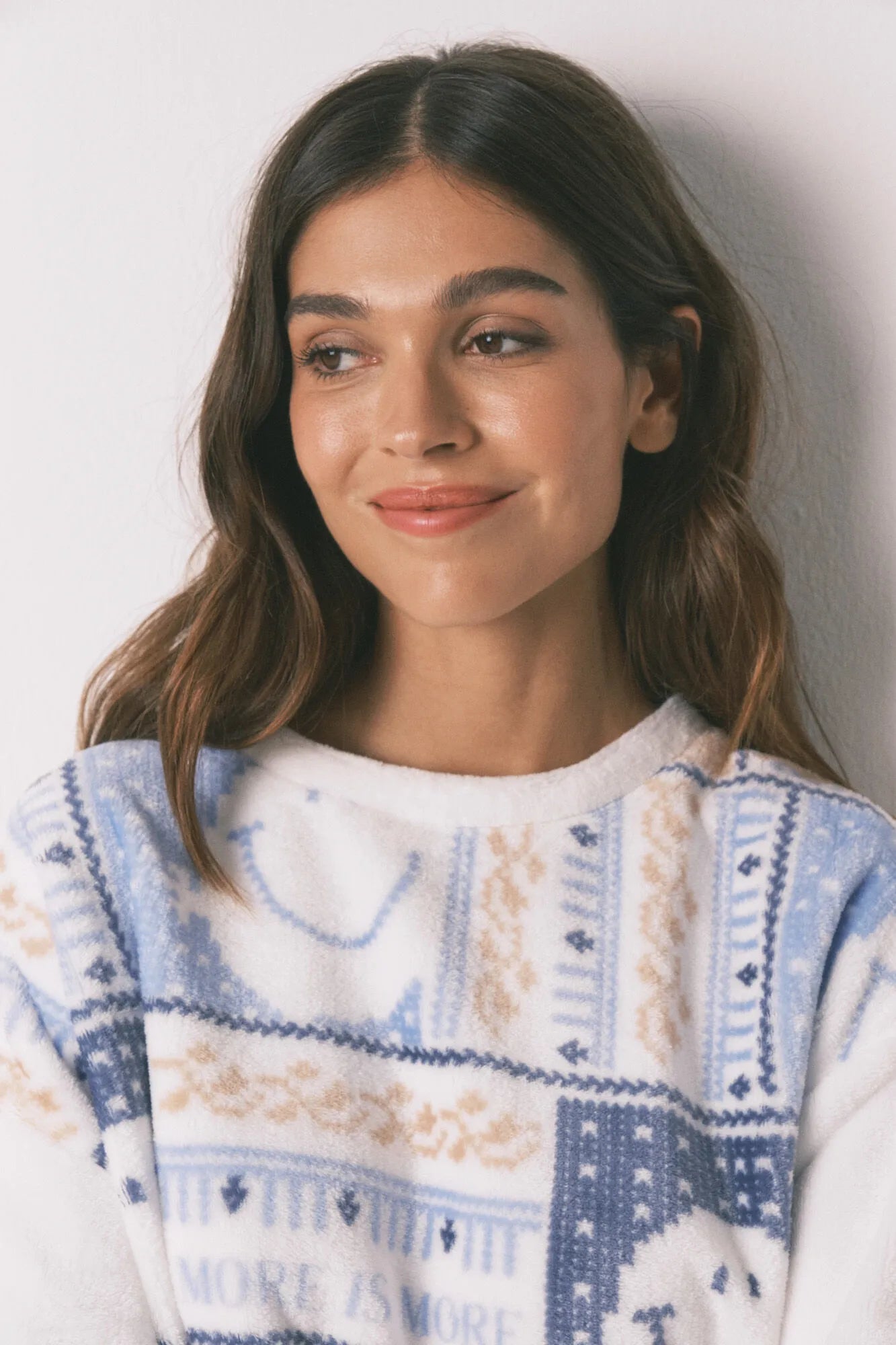 Women Secret_Ivory_Smileyworld¨ Long Fleece Pyjamas_3132230_96_04