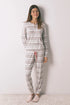 Women Secret_White Print_Warm Soft Jersey-Knit Long Pyjamas Cenfas_3132261_97_01