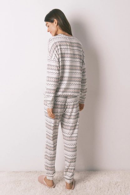 Women Secret_White Print_Warm Soft Jersey-Knit Long Pyjamas Cenfas_3132261_97_05