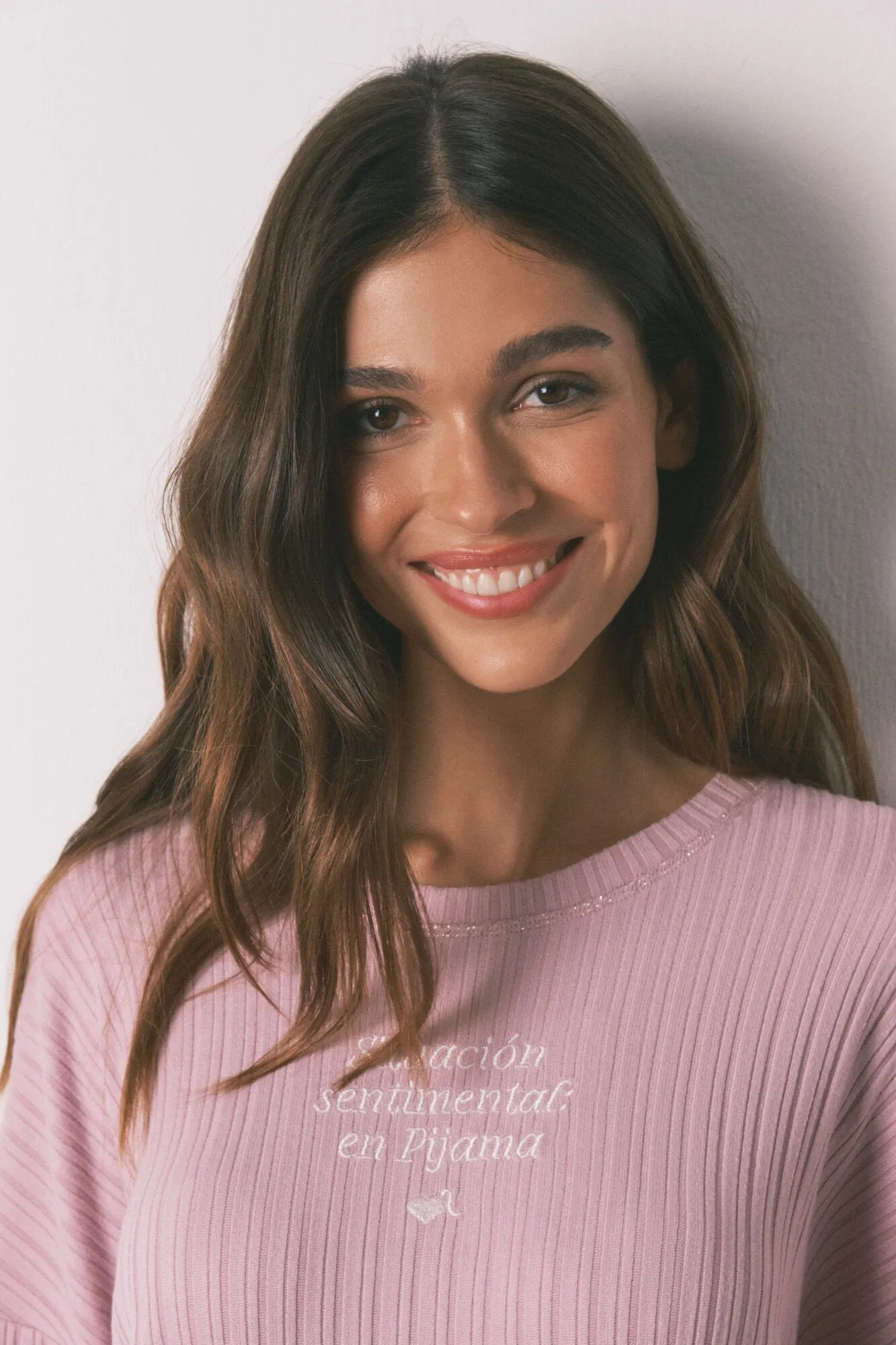 Women Secret_Pink_Long Pyjamas Warm Soft Jersey-Knit_3132265_70_07