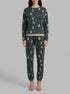 Women Secret_Charcoal Grey_Grey 100% Cotton Long Pyjamas El Principito_3133477_40_00
