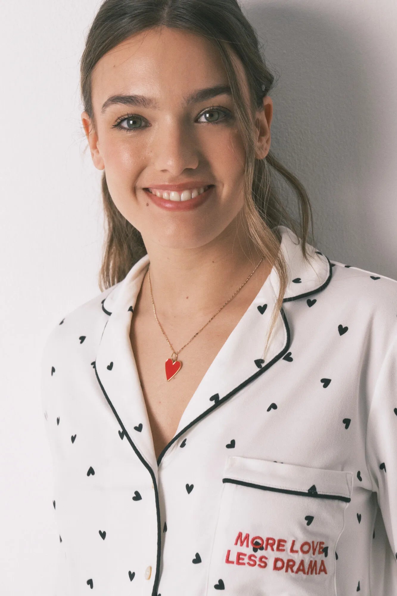 Women Secret_White_Long Classic Heart Print Pyjamas_3133479_97_04