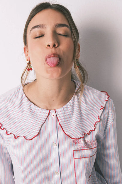 Women Secret_Blue Print_Cotton Long Peter Pan Collar Pyjamas_3133480_19_05
