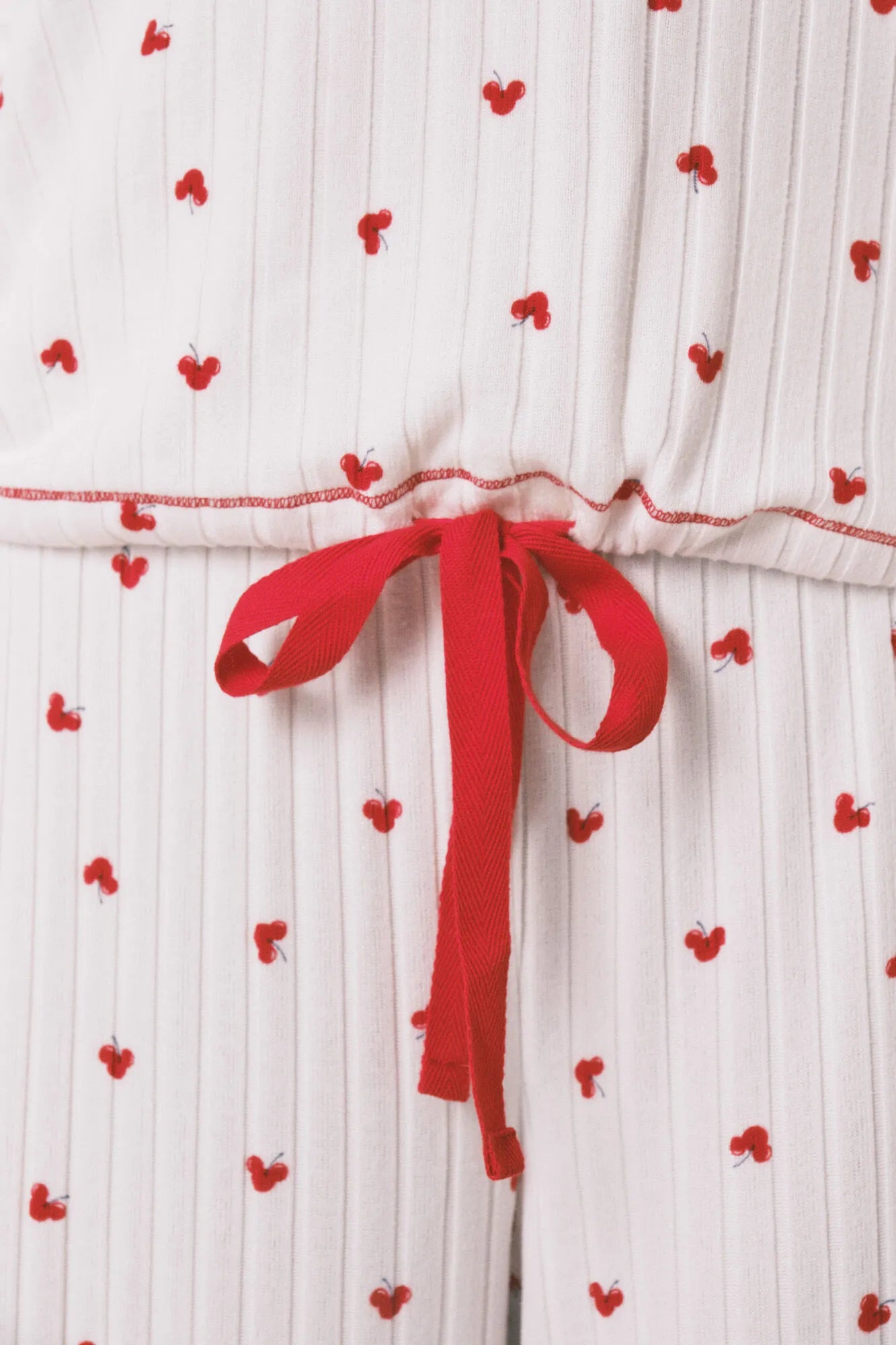 Women Secret_White Print_Mickey Cherry Print Long Pyjamas_3133483_97_05