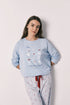 Women Secret Medium Blue Women Cotton Long Pyjamas Mickey Cherry SKU: 3133488_14 Image 01