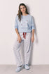 Women Secret Medium Blue Women Cotton Long Pyjamas Mickey Cherry SKU: 3133488_14 Image 02