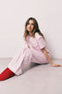 Women Secret Pink Women Cotton Striped Short Sleeve Long Pyjamas SKU: 3133489_73 Image 01