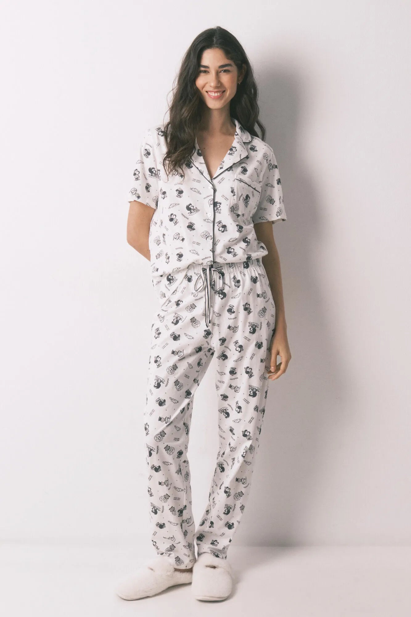 Women Secret_White Print_White 100% Cotton Classic Pyjamas El Principito_3133490_97_06