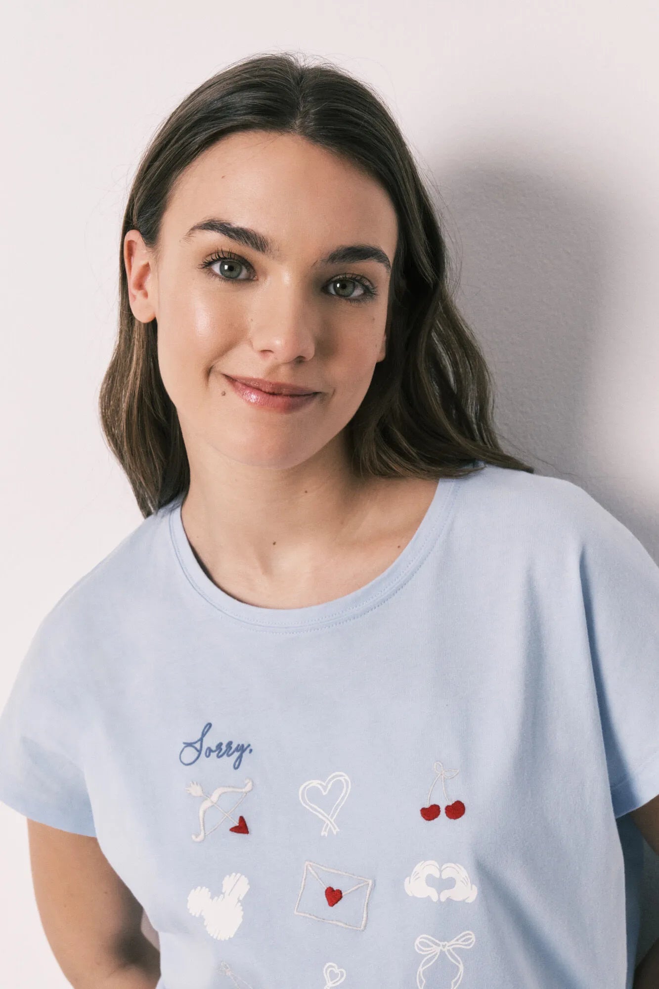 Women Secret Medium Blue Women Cotton Short Sleeve Long Pyjamas Mickey SKU: 3133492_14 Image 04