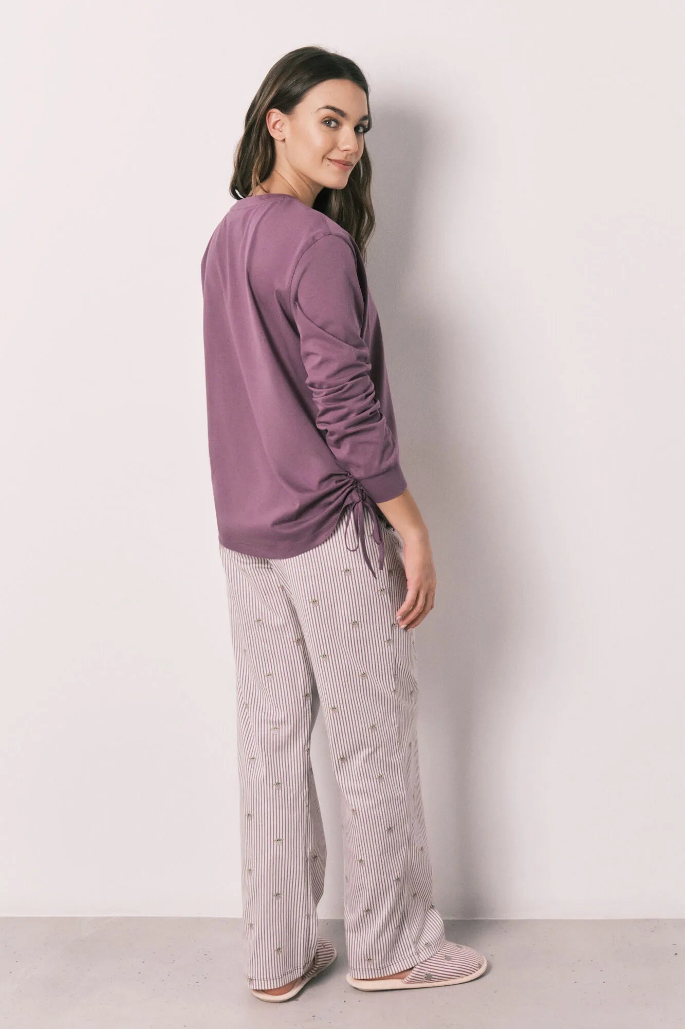 Women Secret Purple/Lilac Women Cotton Long Pyjamas Baby Yoda SKU: 3133494_76 Image 06