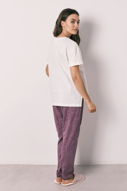 Women Secret Ivory Women Cotton Short Sleeve Long Pyjamas Star Wars SKU: 3133495_96 Image 05
