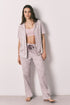 Women Secret White Print Women Cotton Striped Classic Pyjamas Baby Yoda SKU: 3133496_97 Image 02