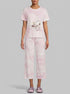 Women Secret Pink Women Cotton Capri Pyjamas Snoopy SKU: 3133499_73 Image 00