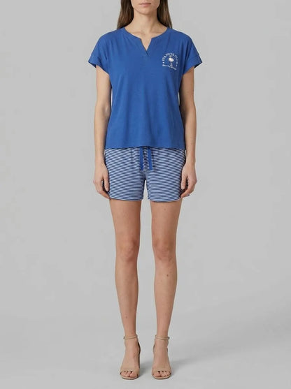 Women Secret Blue Print Women Blue Short Pyjamas Snoopy SKU: 3133504_19 Image 00