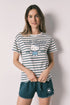 Women Secret White Print Women Striped Short Pyjamas Hello Kitty SKU: 3133515_97 Image 03