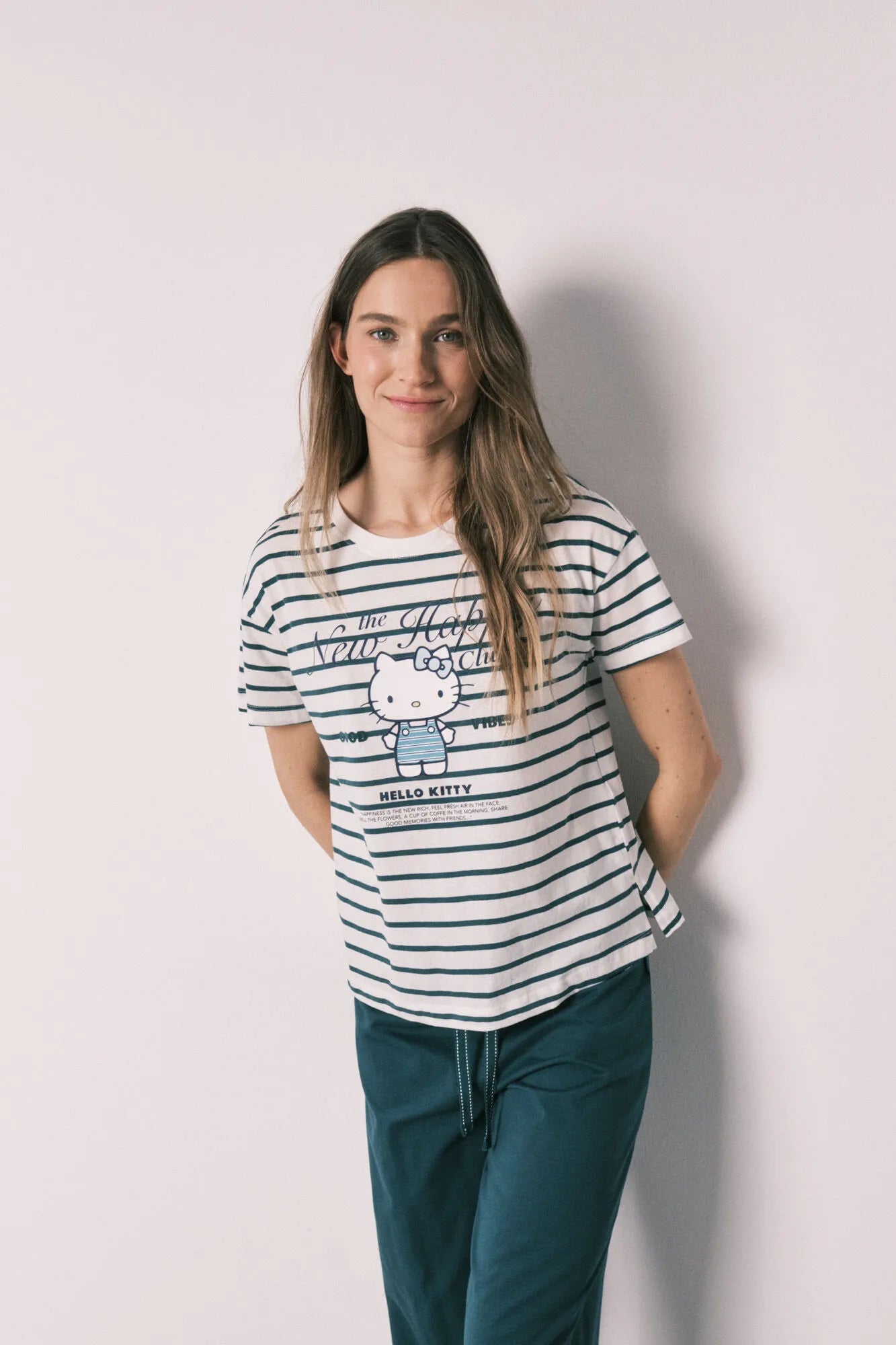 Women Secret White Print Women Cotton Short Sleeve Pyjamas Hello Kitty SKU: 3133519_97 Image 03