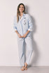 Women Secret Light Blue Women Blue Cotton Classic Pyjamas Hello Kitty SKU: 3133520_17 Image 01