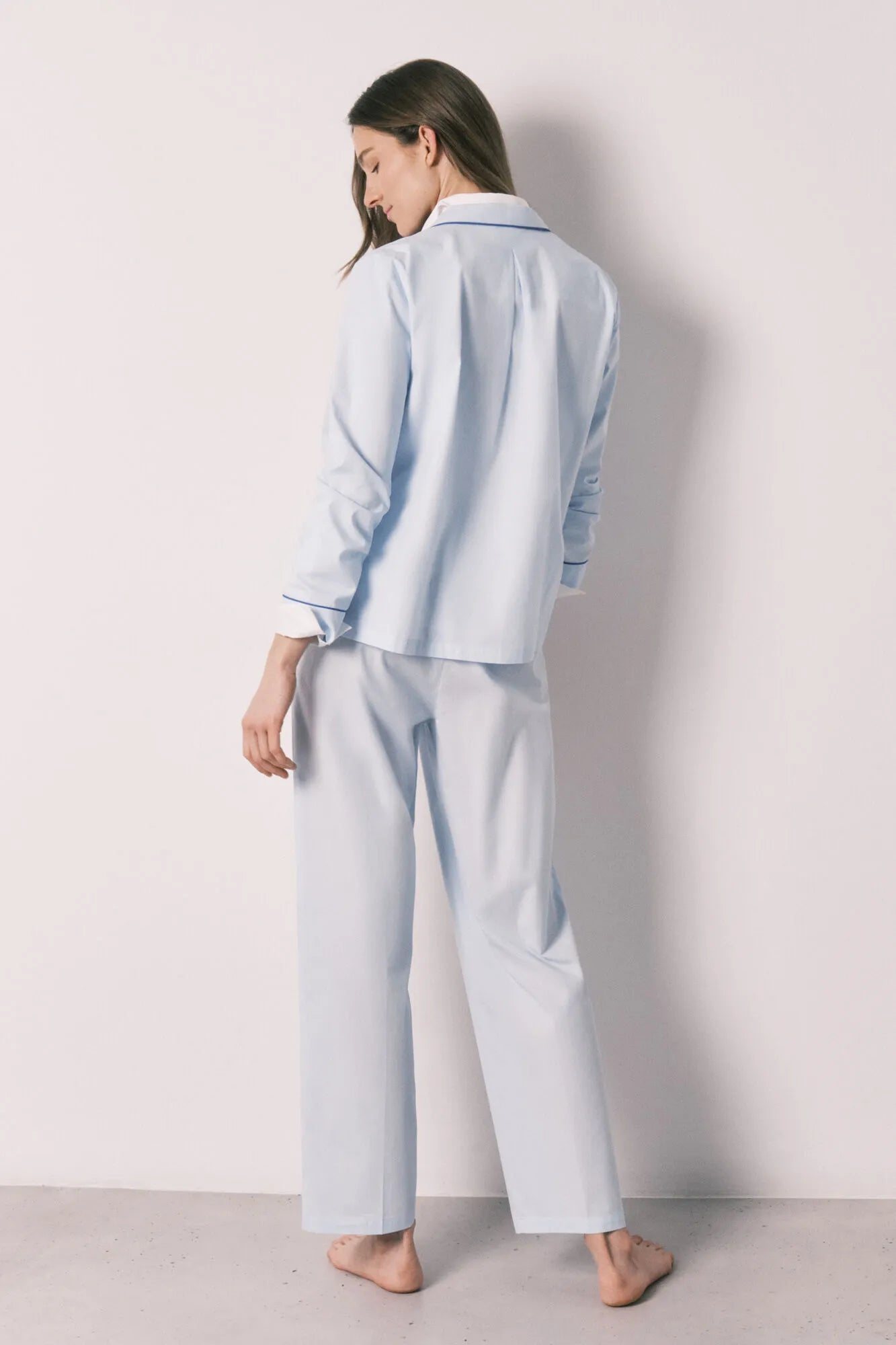 Women Secret Light Blue Women Blue Cotton Classic Pyjamas Hello Kitty SKU: 3133520_17 Image 06