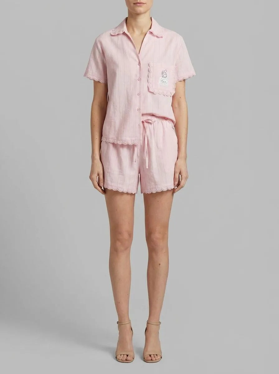 Women Secret Pink Women Cotton Classic Short Pyjamas My Melody SKU: 3133521_72 Image 00