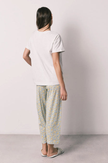 Women Secret Light Grey/Silver Women Snoopy Cotton Long Pyjamas SKU: 3133526_48 Image 06
