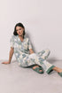 Women Secret Medium Khaki Women Tropical Print Classic Long Pyjamas SKU: 3133549_92 Image 01