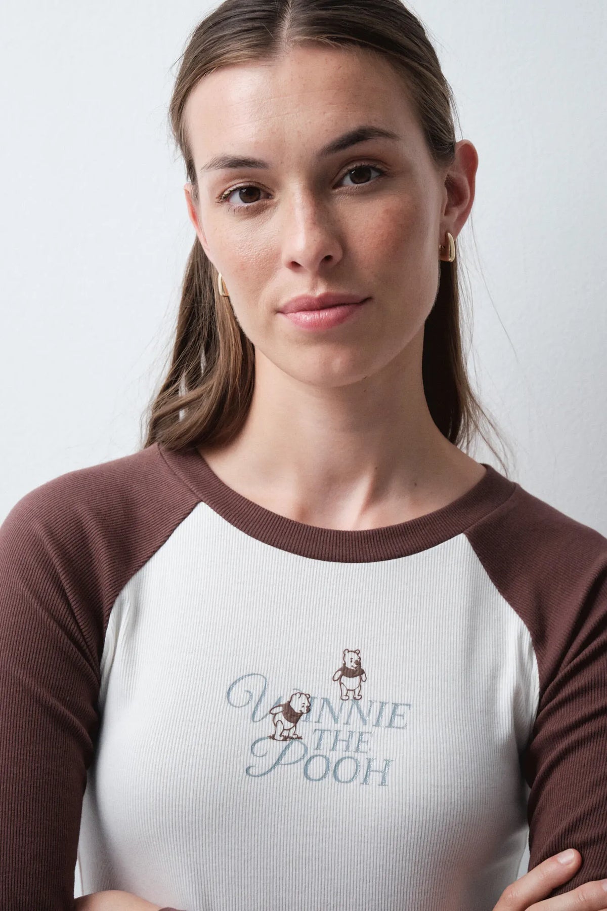 Women Secret Medium Brown Women Winnie The Pooh Cotton Long Pyjamas SKU: 3134060_31 Image 02