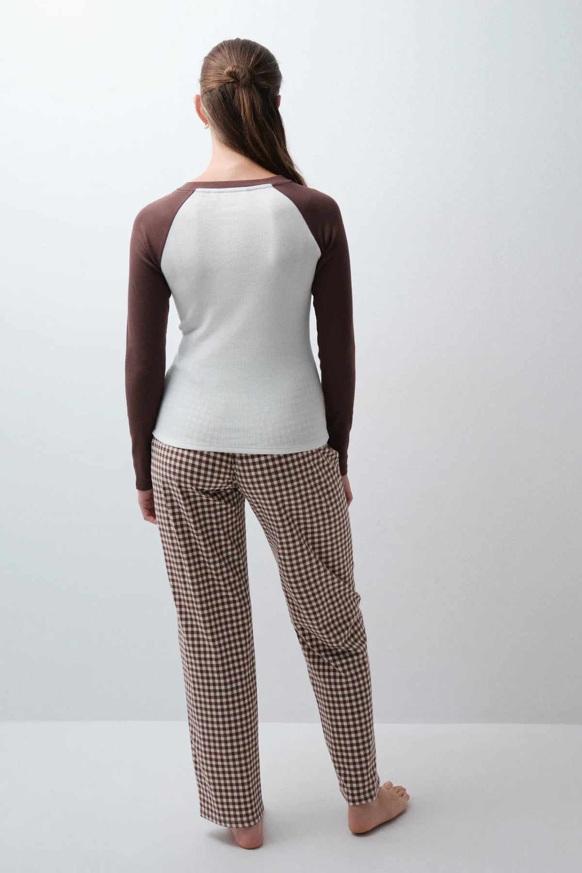 Women Secret Medium Brown Women Winnie The Pooh Cotton Long Pyjamas SKU: 3134060_31 Image 04