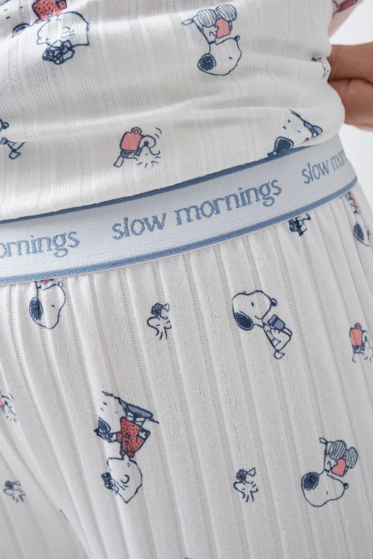 Women Secret Ivory Women White Long Pyjamas Snoopy SKU: 3134127_96 Image 04
