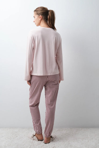 Women Secret Pink Women Peter Rabbit Cotton Long Pyjamas SKU: 3134134_70 Image 05