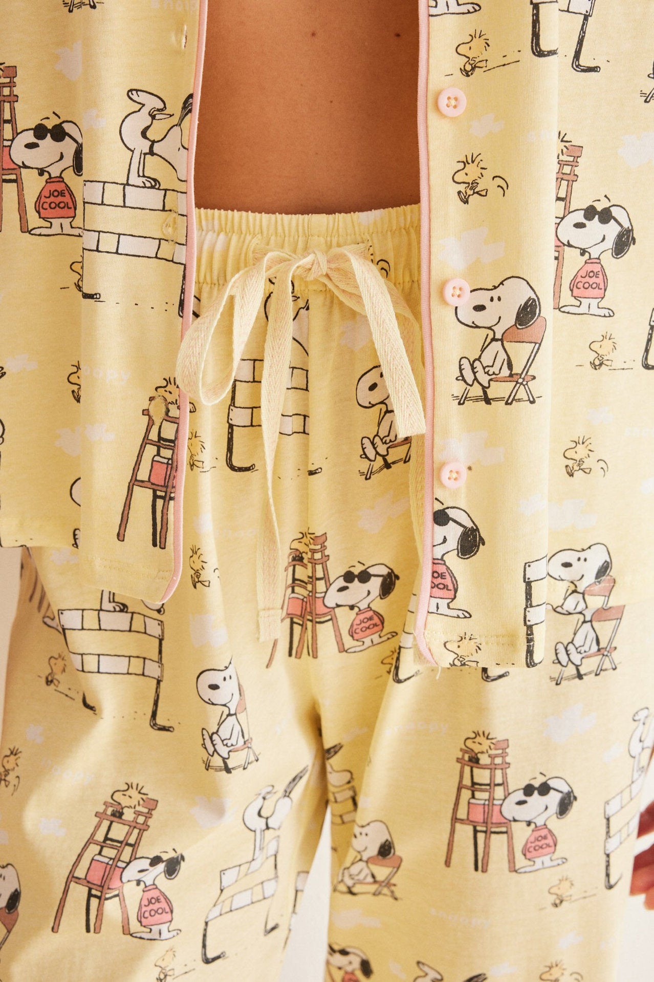 100% Cotton Snoopy Shirt Pajamas_06