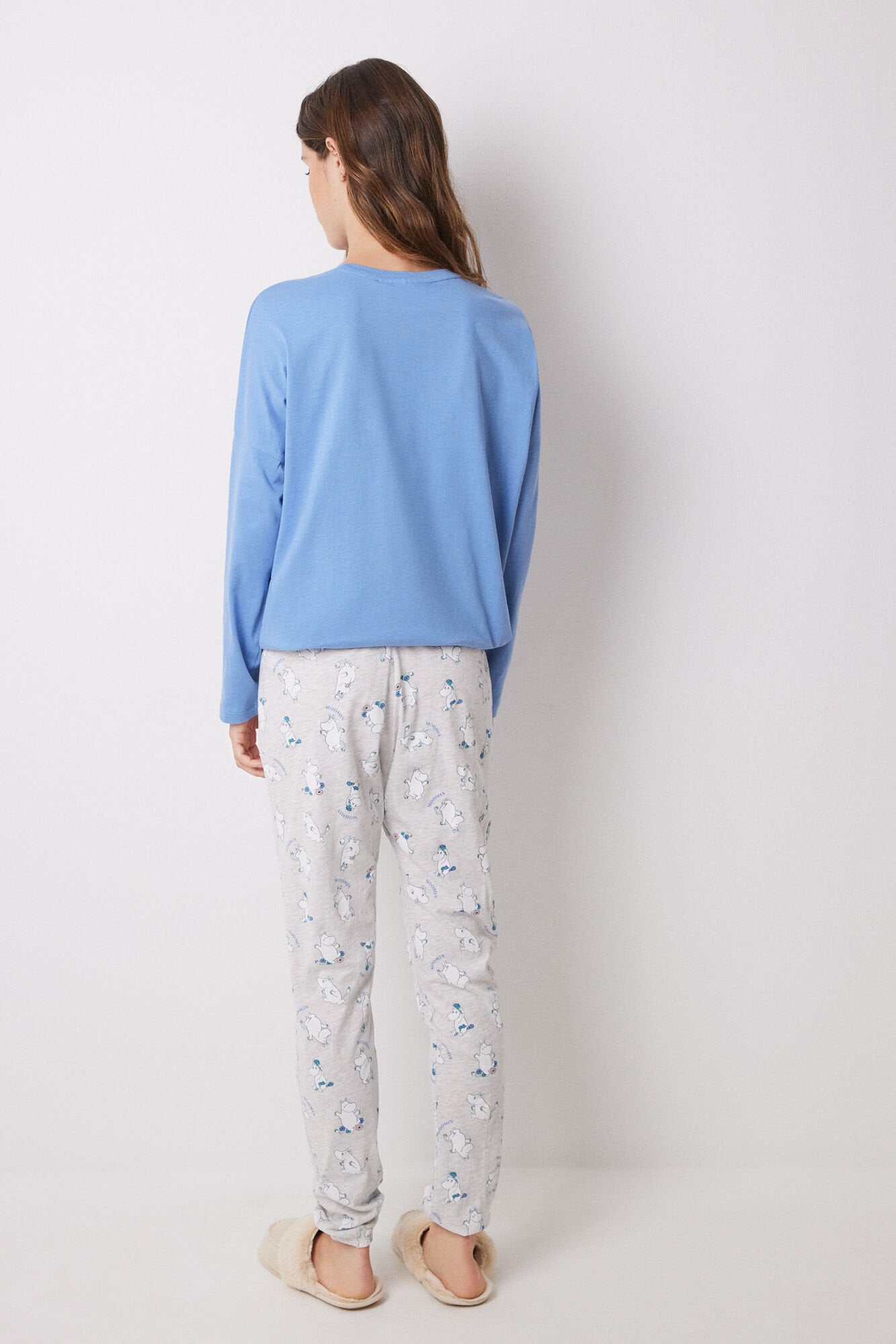 100% Moomin Cotton Long Pajamas_3138541_14_05