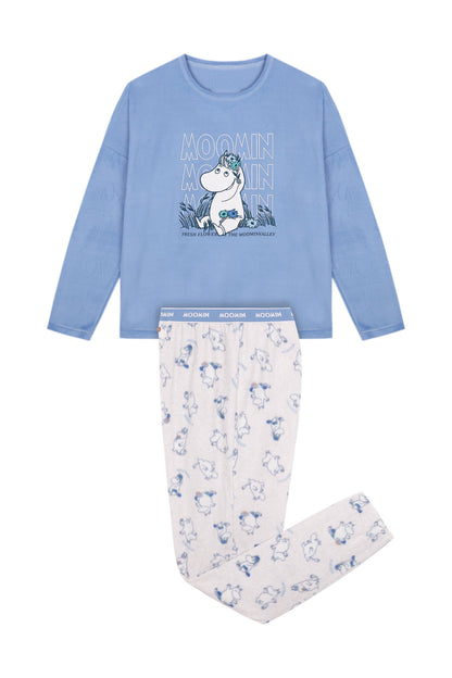 100% Moomin Cotton Long Pajamas_3138541_14_06