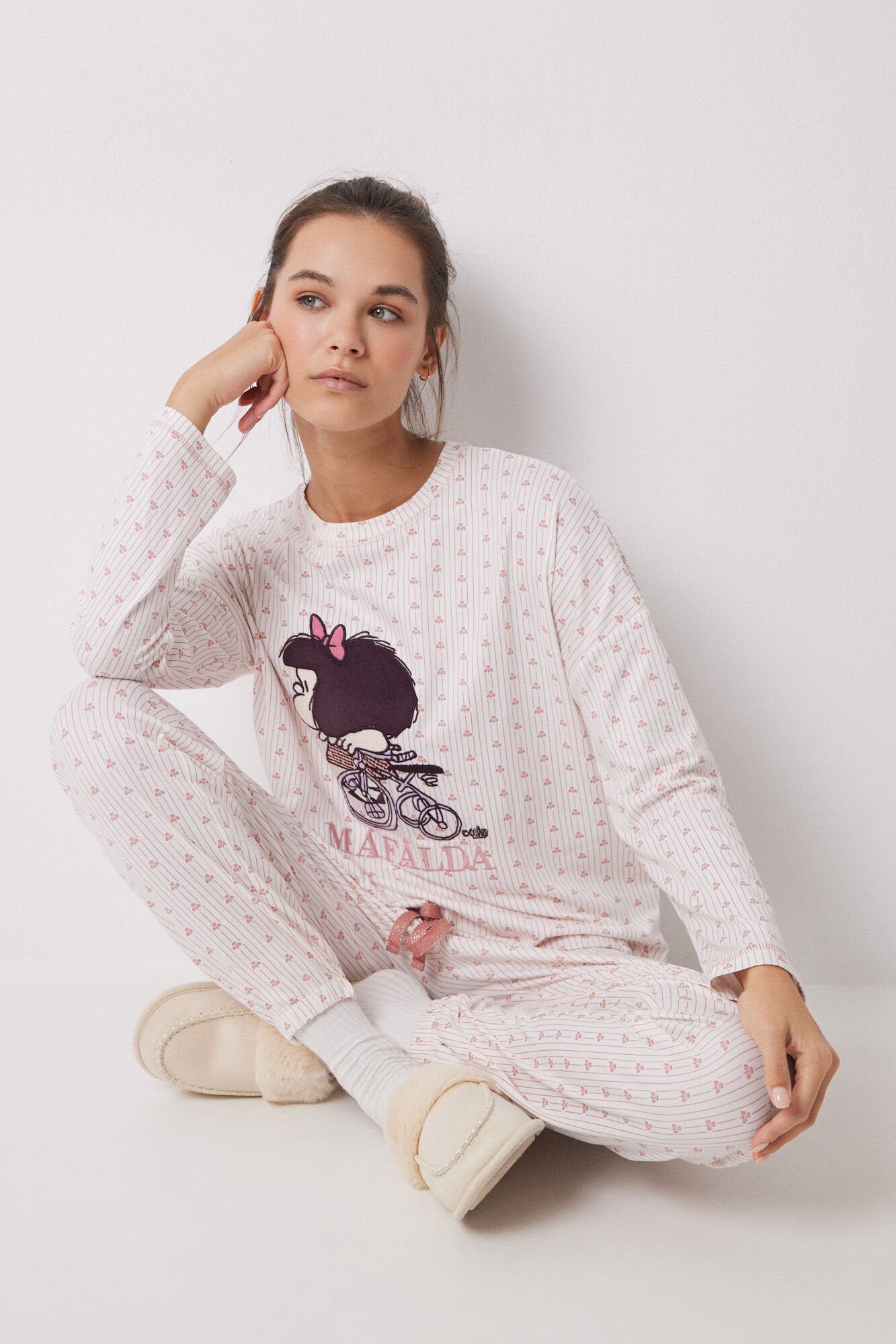 Long Print Pajamas Mafalda_3138547_74_01