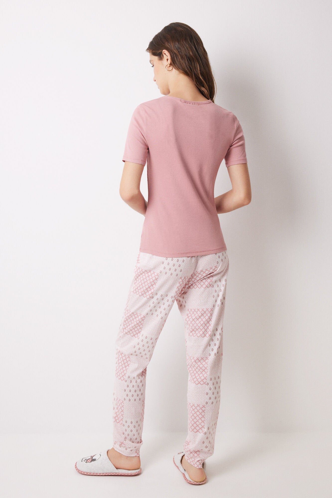 Pink Snoopy Cotton Pajamas_05