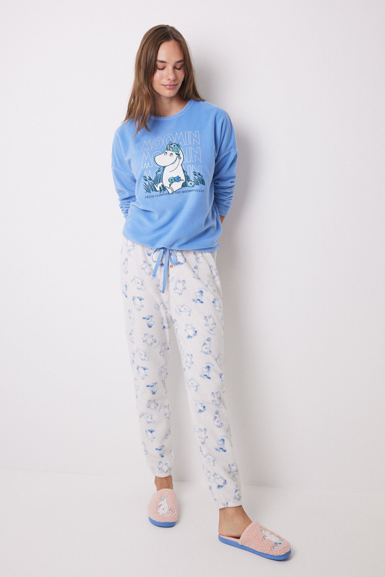 Moomin Soft Polar Long Pajamas_03