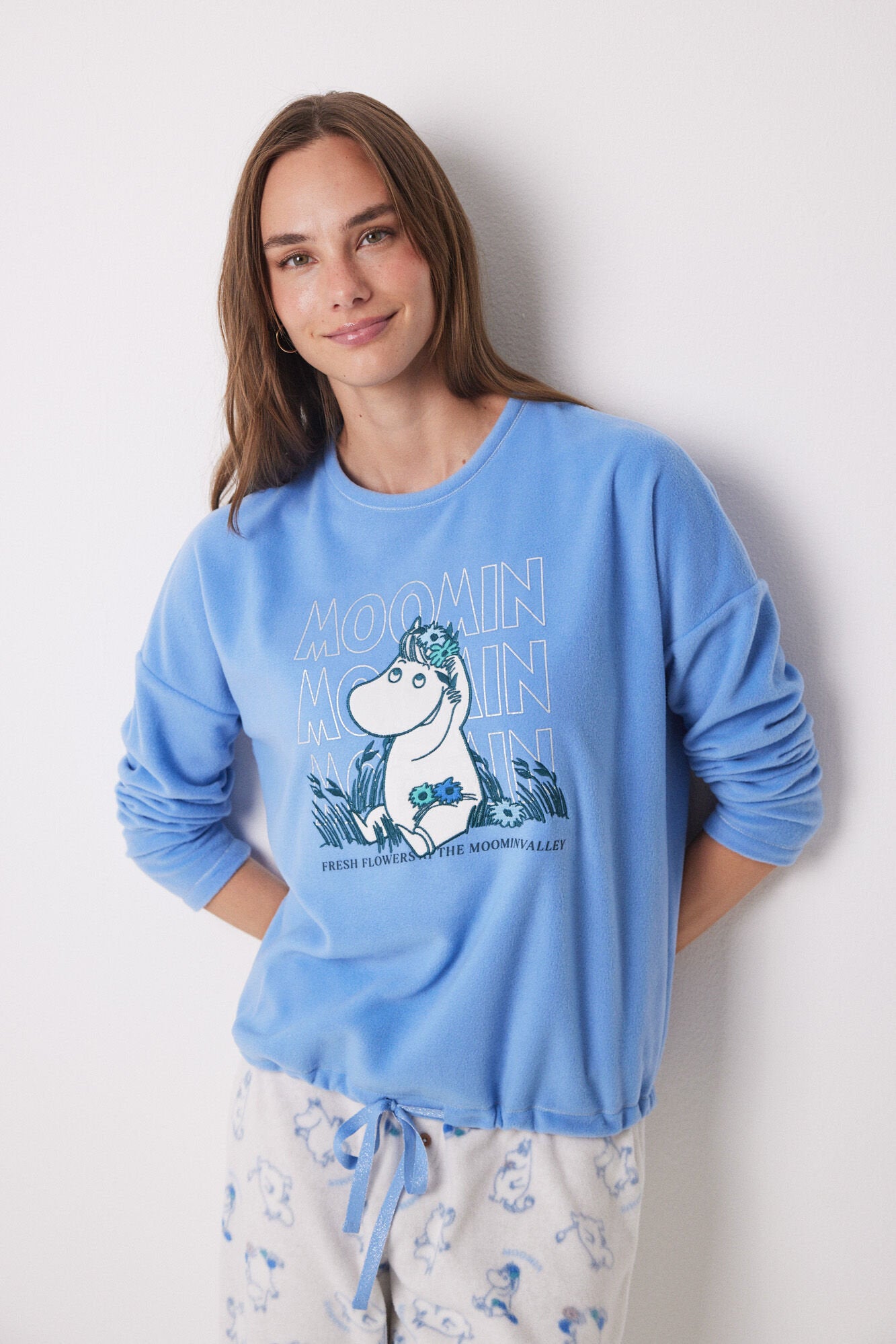 Moomin Soft Polar Long Pajamas_04