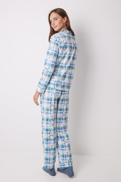 100% Snoopy Cotton Pajamas_06