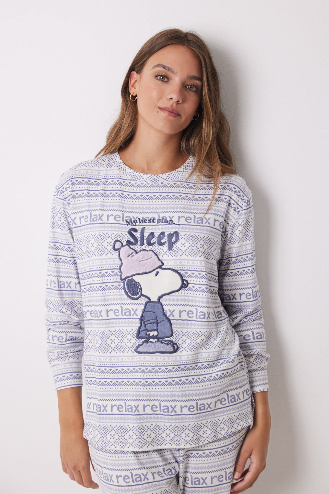 Long Pajamas Super Soft Snoopy_3138572_97_02