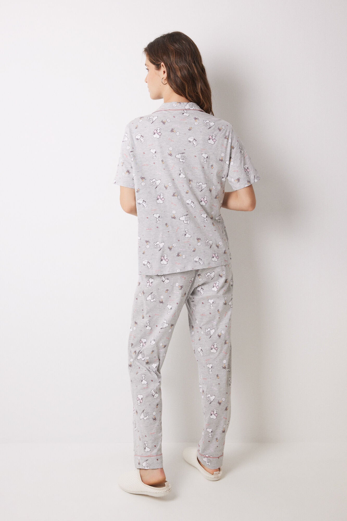 100% Snoopy Cotton Pajamas_04