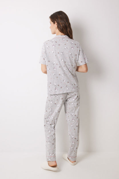 100% Snoopy Cotton Pajamas_04