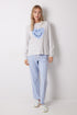 Women Secret_Long 100% Cotton Pajamas with Blue Hearts_3139835_45_02