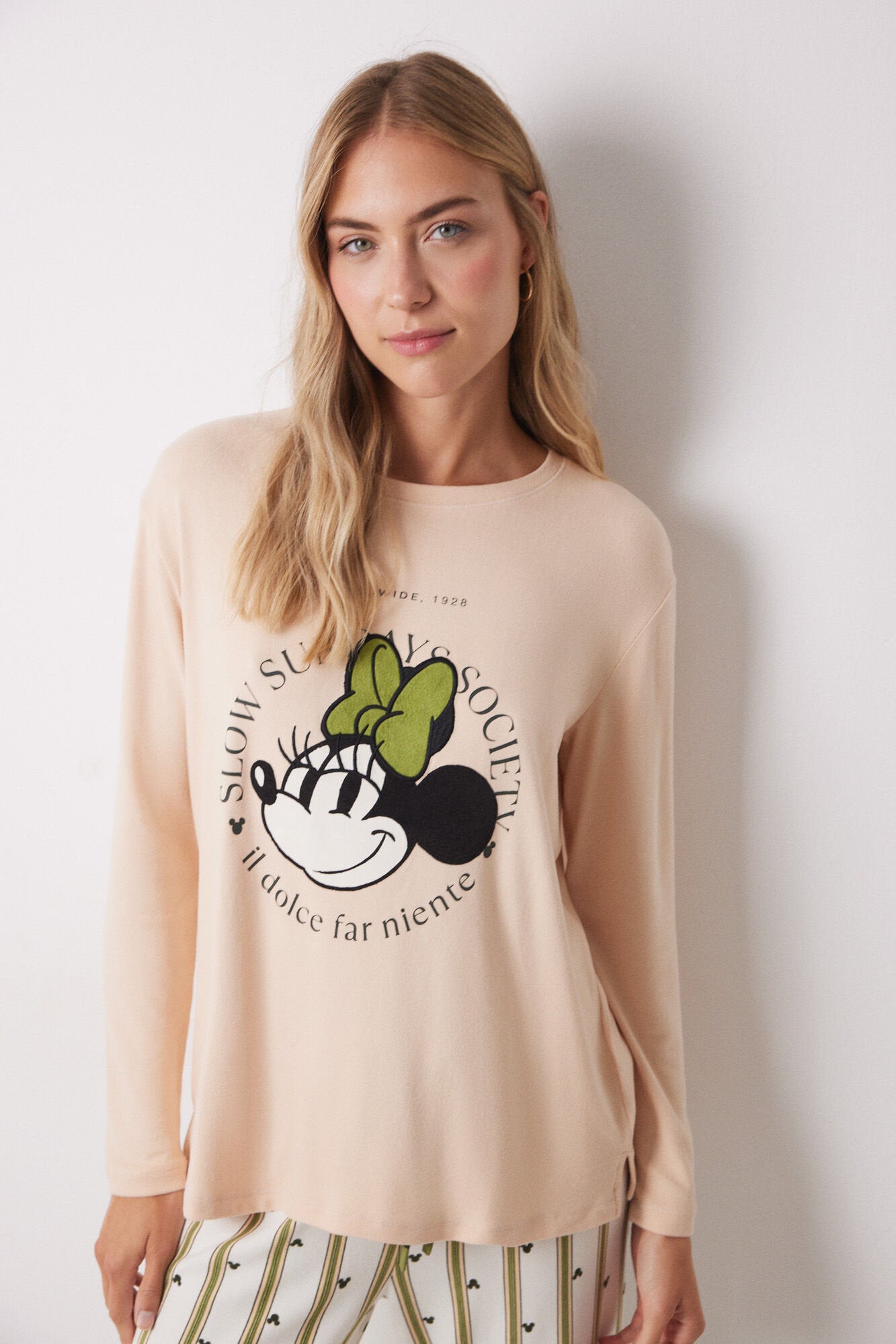 Women Secret_Minnie Long Long Sleeve Pajamas_3139839_70_04