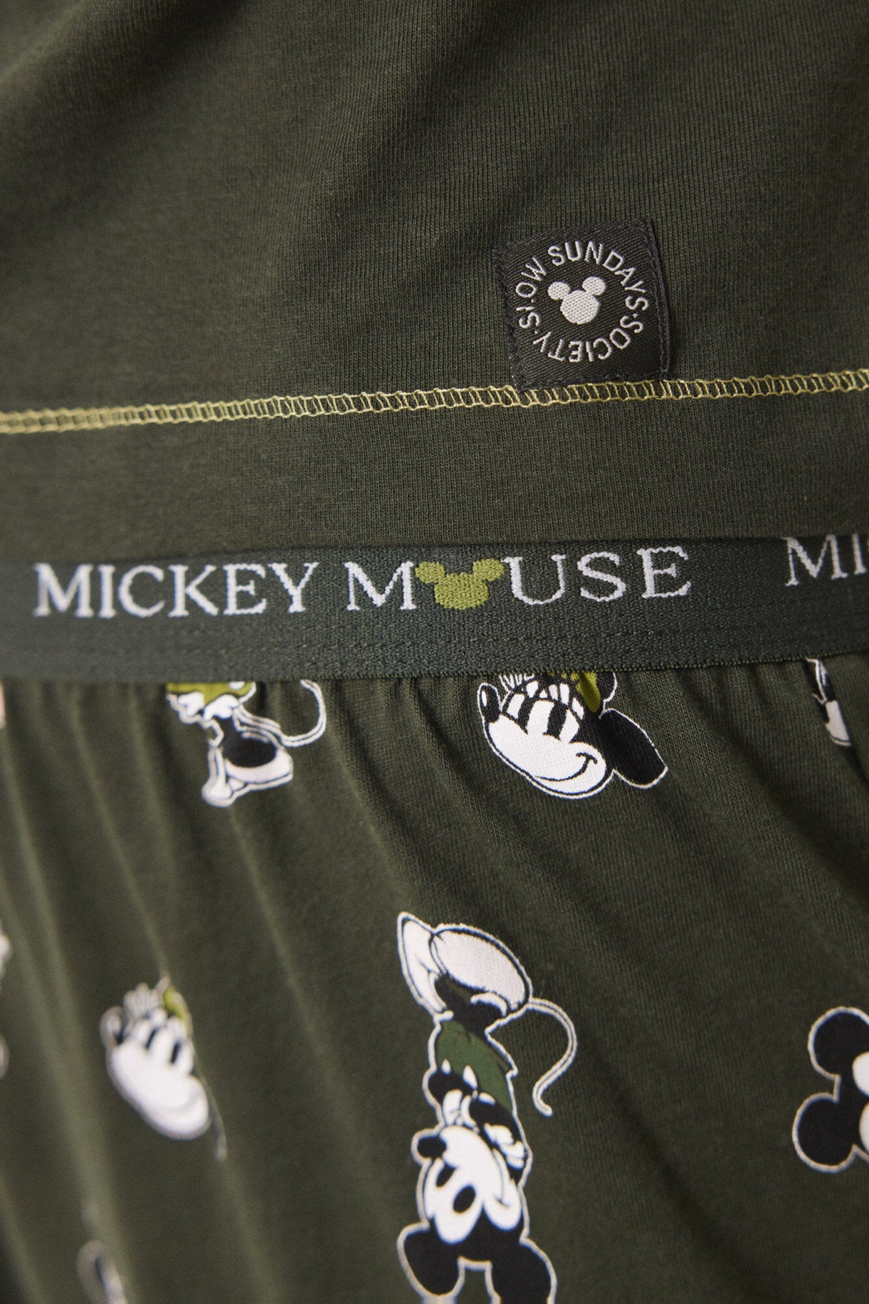 Women Secret_Mickey &amp; Minnie Long Cotton Pajamas_3139844_91_04