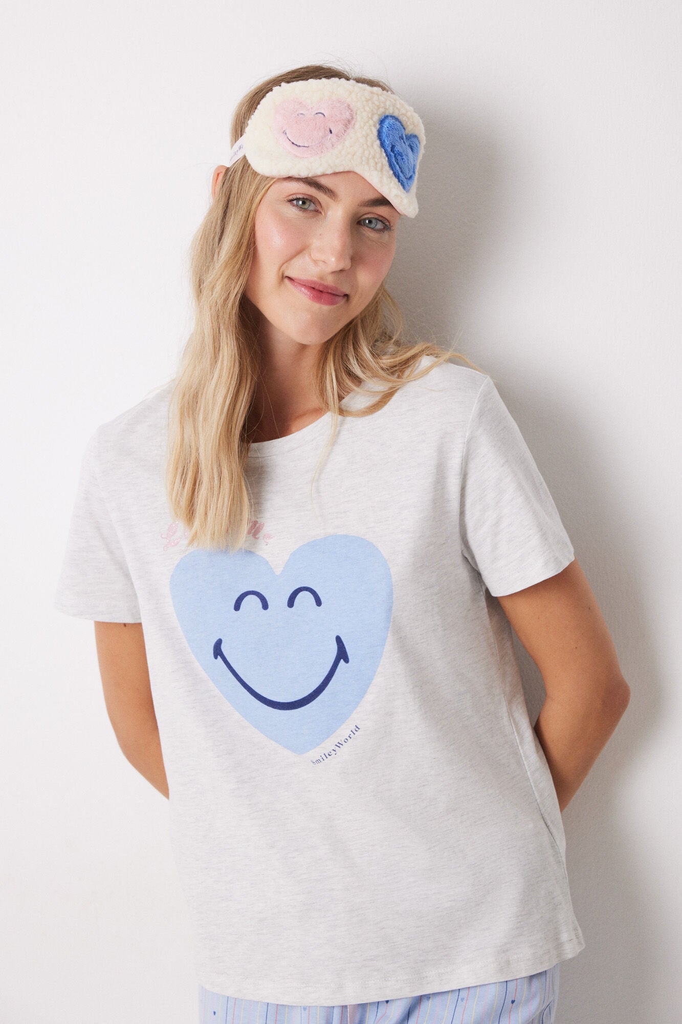 Women Secret_100% Cotton Blue Heart Pajamas_3139849_48_02