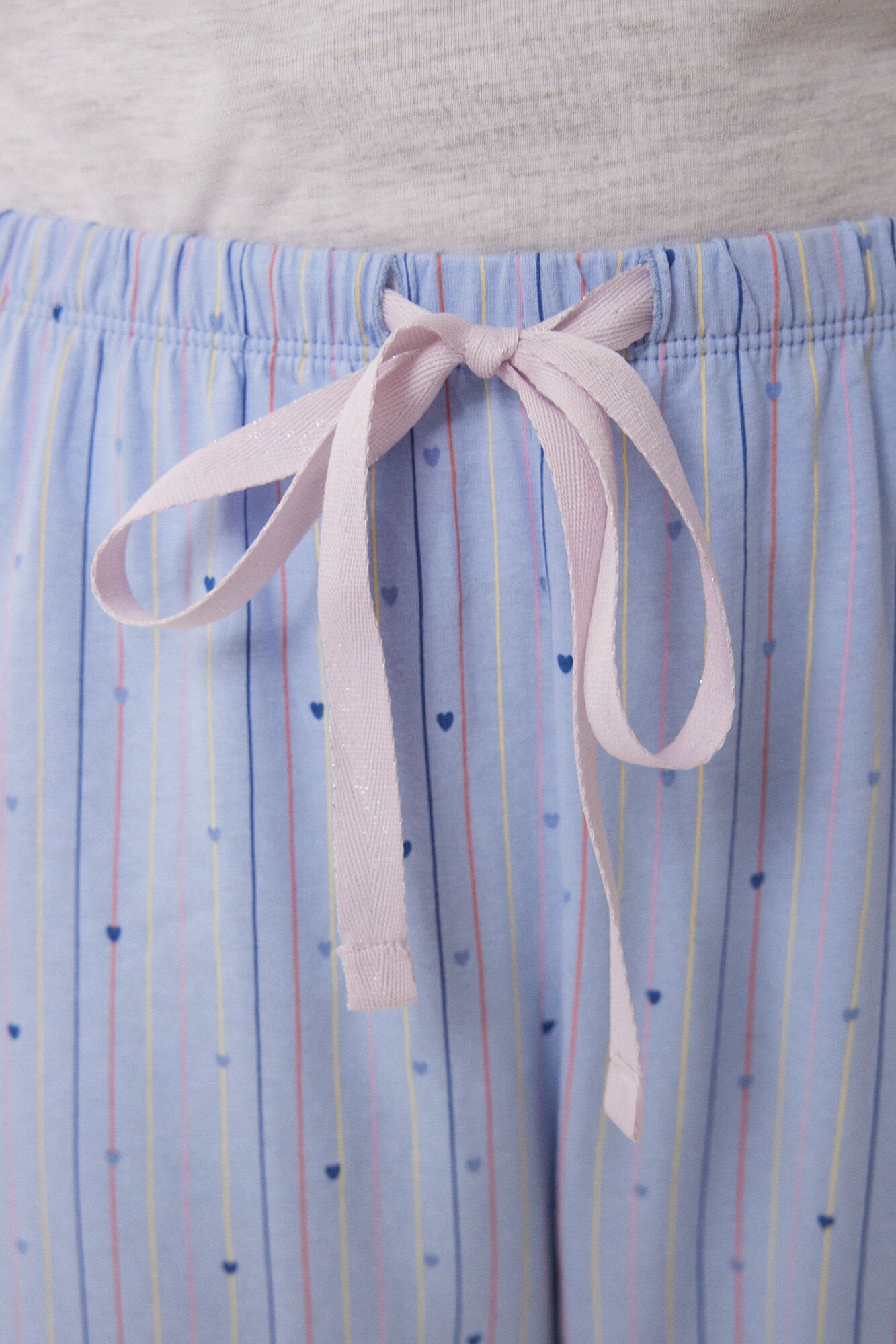 Women Secret_100% Cotton Blue Heart Pajamas_3139849_48_05