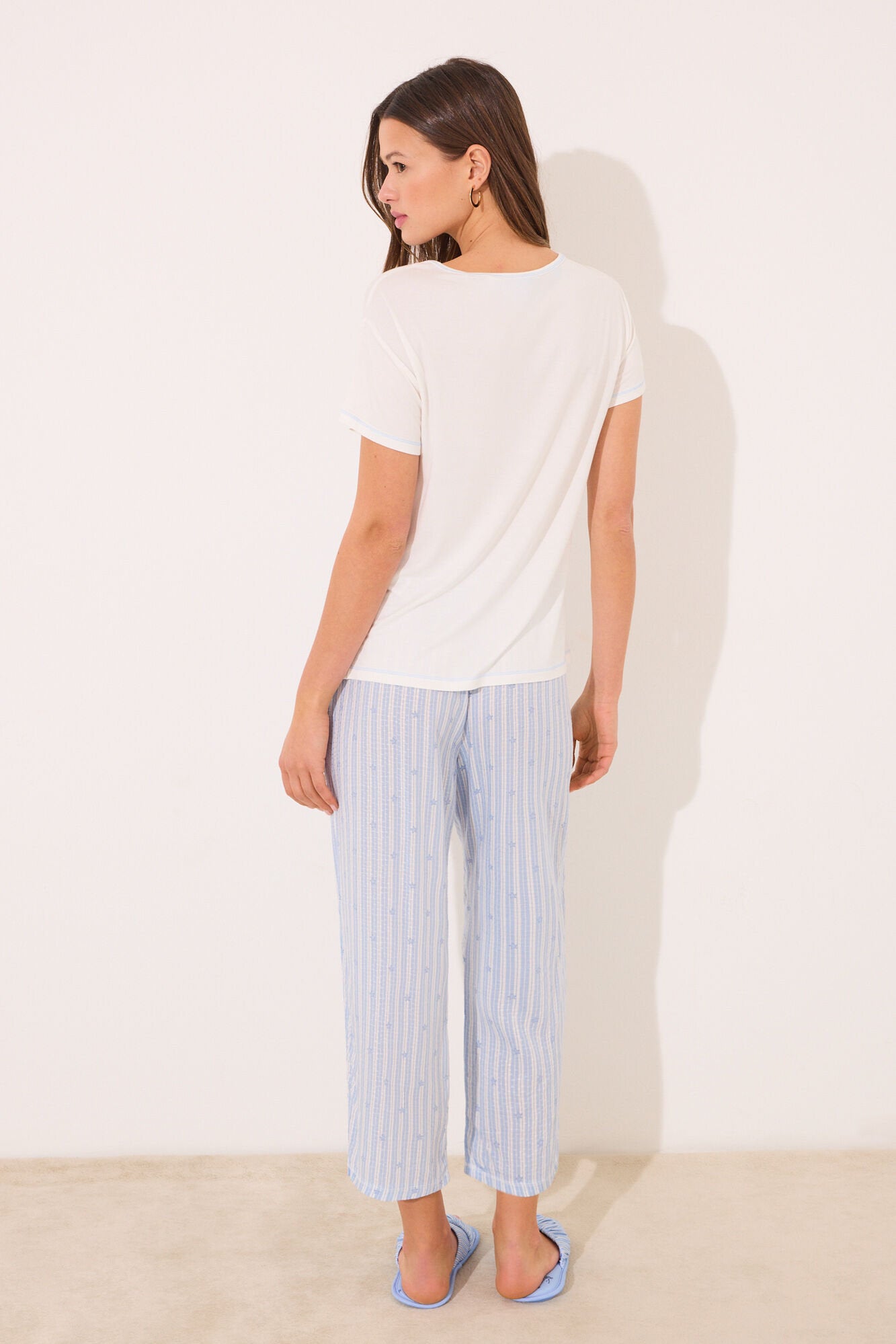 Women Secret_"Sesame Street" Blue Soft Touch Viscose Pyjamas_3139867_15_05