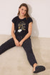 Women Secret_Long Pyjamas Snoopy Black_3139872_01_01